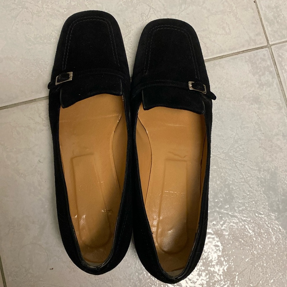 Bally classic suede pumps